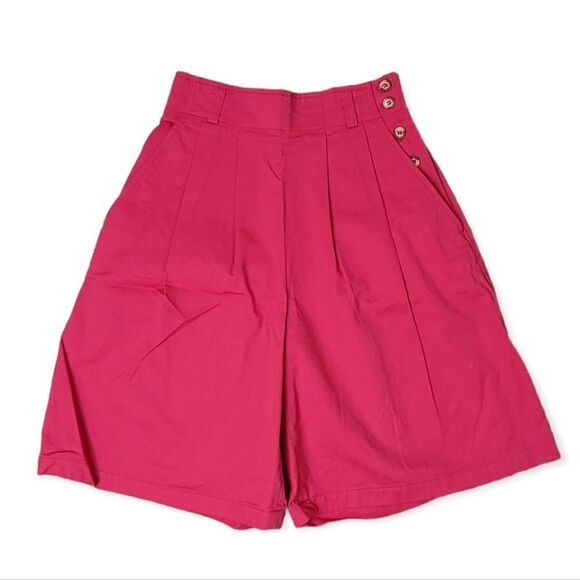 J.G. Hook Vintage 80's High-Rise Pleated Pink Shorts Size 2 / XS